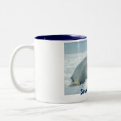 シールのマグを救って下さい ツートーンマグカップ (左)