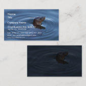 シールのライオン 名刺 (正面/裏面)