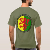 シールのワイシャツウィリアムの元帥の紋章付き外衣 Tシャツ (裏面)