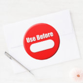 シールの前に使用(大) ラウンドシール (封筒)