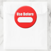 シールの前に使用(大) ラウンドシール (バッグ)