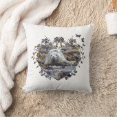 シールの野性生物動物のクッション クッション (ブランケット)