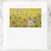 シールの非表示とシーク 長方形シール (バッグ)