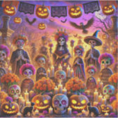 シールは死のハロウィーンの日を指定 シール (正面)