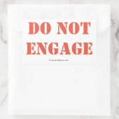 シールを付けない 長方形シール (バッグ)