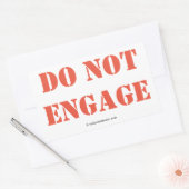 シールを付けない 長方形シール (封筒)