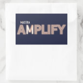 シールを増幅する 長方形シール (バッグ)