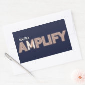 シールを増幅する 長方形シール (封筒)