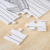 シールアダルトカラーリングパズル ジグソーパズル (側面)