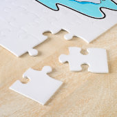 シールアットシール魚釣りロッドと魚釣り ジグソーパズル (側面)