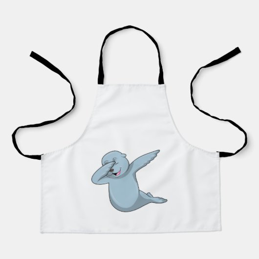 シールアットヒップホップダンスダブ エプロン (正面)