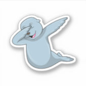 シールアットヒップホップダンスダブ シール (正面)