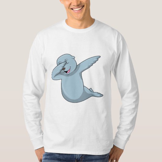 シールアットヒップホップダンスダブ Tシャツ (正面)