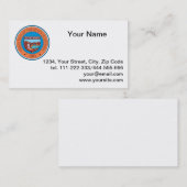 シールアリゾナ州 名刺 (正面/裏面)