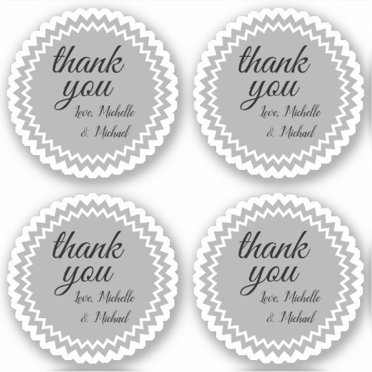 シールインスパイアアニティブ「感謝していユー」ステッカー シール (正面)