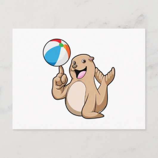 シールウォーターポロ ポストカード (正面)