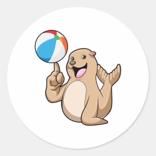 シールウォーターポロ ラウンドシール (正面)