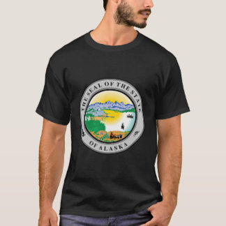 シールオブアラスカ州スリー Tシャツ