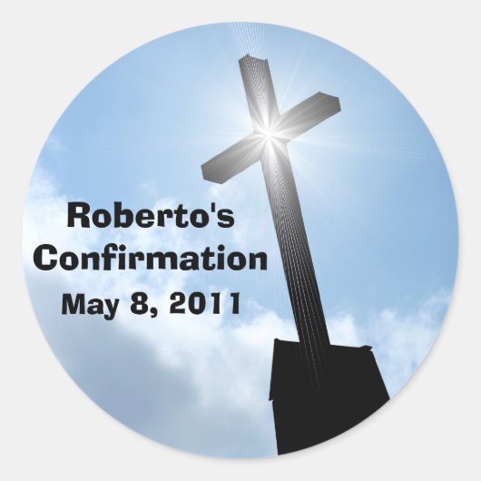 シールカスタムシール ラウンドシール (正面)