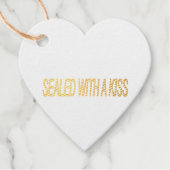 シールキスラブ引用文フォイルメッセージカード フェイバータグ (正面)