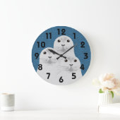 シールクロック ラージ壁時計 (ホーム)