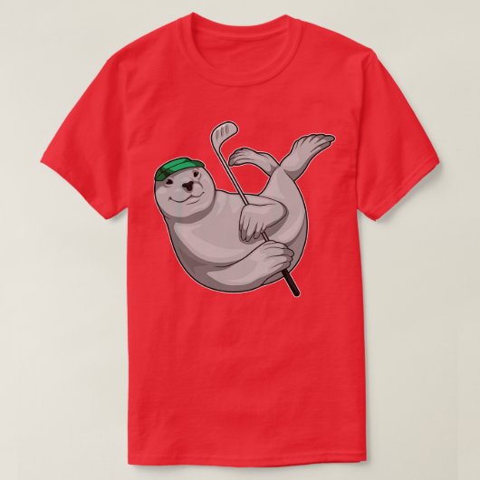 シールゴルフクラブ Tシャツ (デザイン正面)