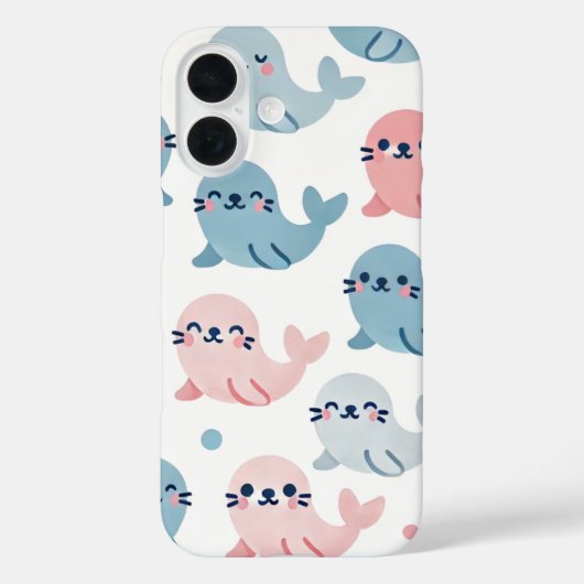 🐾シールスナグルズ | かわいいパステルフォンケース💙💗 Case-Mate iPhoneケース (裏面)
