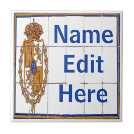 シールスペインのレターと住宅番号タイル タイル