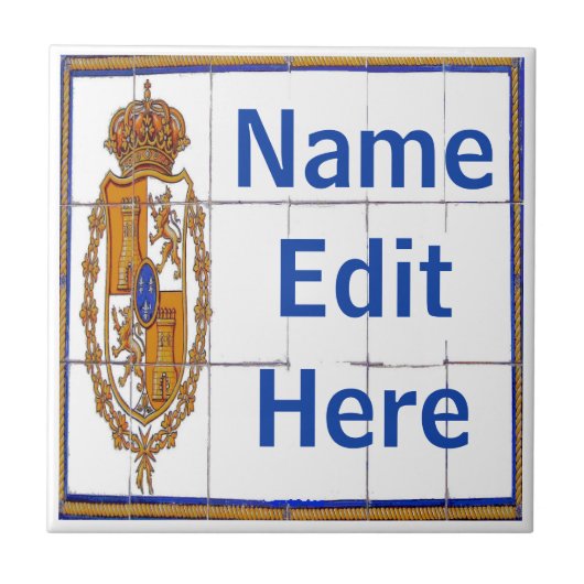 シールスペインのレターと住宅番号タイル タイル (正面)