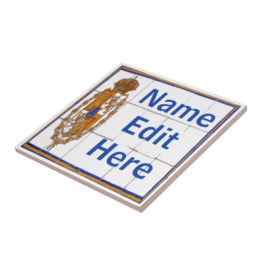 シールスペインのレターと住宅番号タイル タイル (側面)