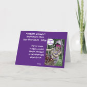 シールスーパーヒーローポーズカード カード (裏面)