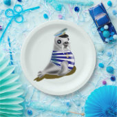 シールセーラーおもしろい紙プレート – カスタマイズ可能 ペーパープレート (パーティー)