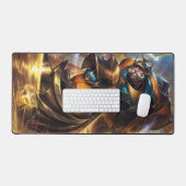 シールドベアラーゲーミングデスクマット | 戦車チャンピオン デスクマット (キーボード&マウス)