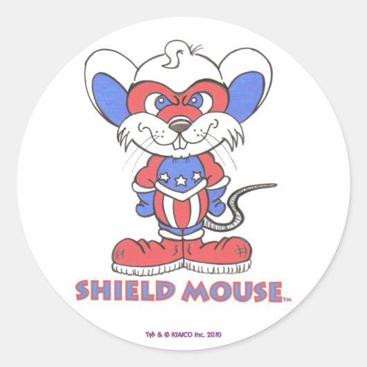 シールドマウスのシール ラウンドシール (正面)