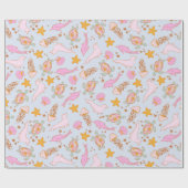 シールドルフィンジェリーカートルスターフィッシュパステル ラッピングペーパー (フラット)