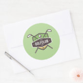 シールド付きクロスゴルフクラブ ラウンドシール (封筒)