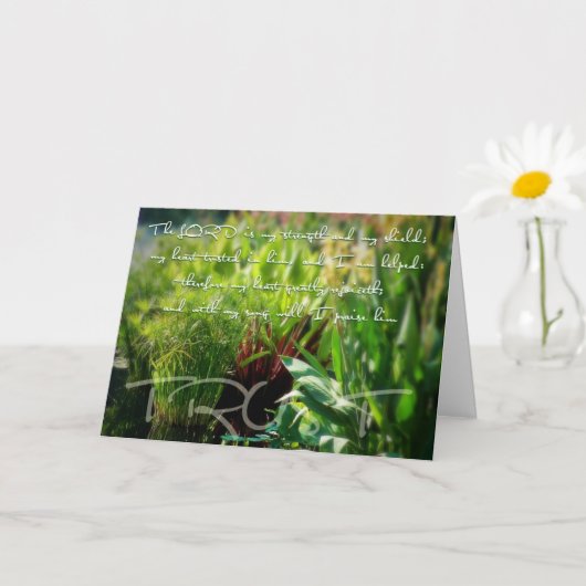 シールド カード (小さな植物)