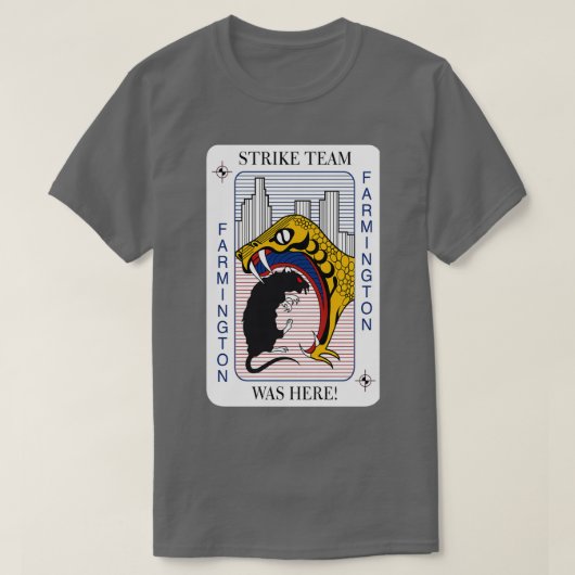 シールド・ストライク・チーム Tシャツ (デザイン正面)