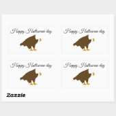 シールハッピーハローウィン日 長方形シール (シート)