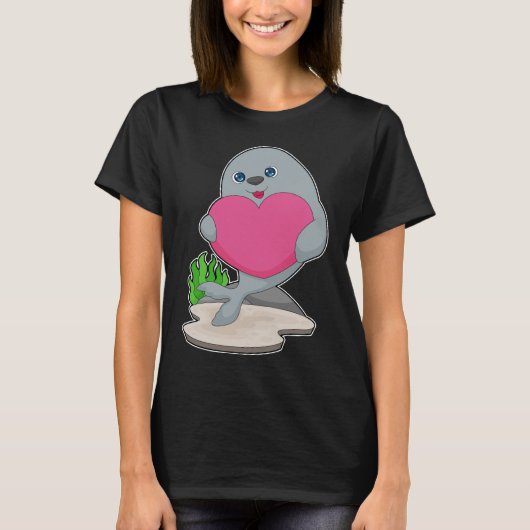 シールハート Tシャツ (正面)