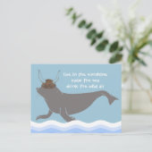 シールバイキングイラストレーション ポストカード (スタンド正面)