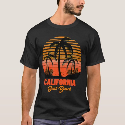 シールビーチカリフォルニア Tシャツ (正面)