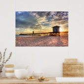 シールビーチ、CAキャンバス ポスター (キッチン)