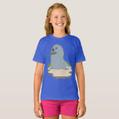 シールフィッシャー魚魚釣り Tシャツ (正面フル)