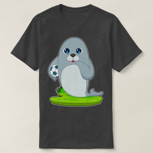 シールプレーヤーサッカー Tシャツ (デザイン正面)