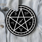 シールボタン-黒の白 缶バッジ (インサイチュ)