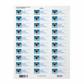 シールポイントシャム ラベル (フルシート)