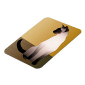 シールポイントシャメネコ マグネット (左側)