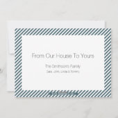 シールモダンフォトホリデーカード シーズンカード (裏面)