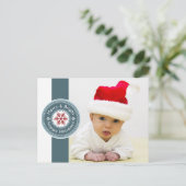 シールモダンフォトホリデーカード シーズンポストカード (スタンド正面)